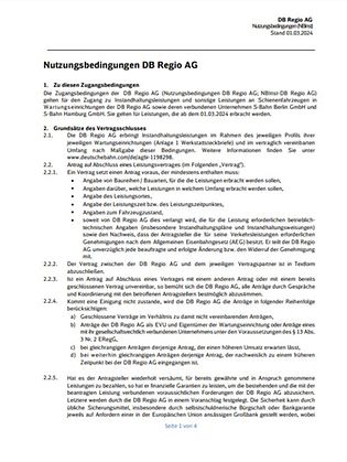 Deckblatt Nutzungbedingungen